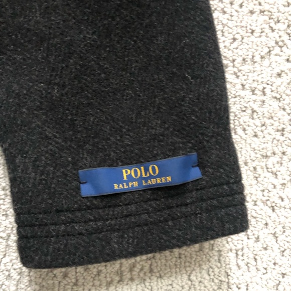 Polo Ralph Lauren Herringbone Black Overcoat - NWT Size 42S. - Picture 7 of 12